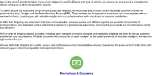 ABC Auto Shipping, Inc