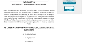 Evans Air Conditioning & Heating, LLC