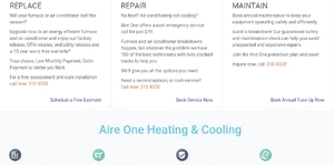 Aire One East Heating & Cooling Inc