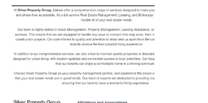 Silver Property Group, Ltd.