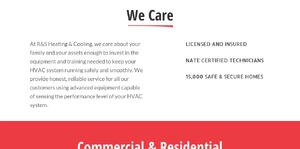 R & S Heating & Cooling, Inc.