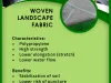 Fabric, landscape fabric, garden fabric, garden, woven fabric, weed control, edging kit