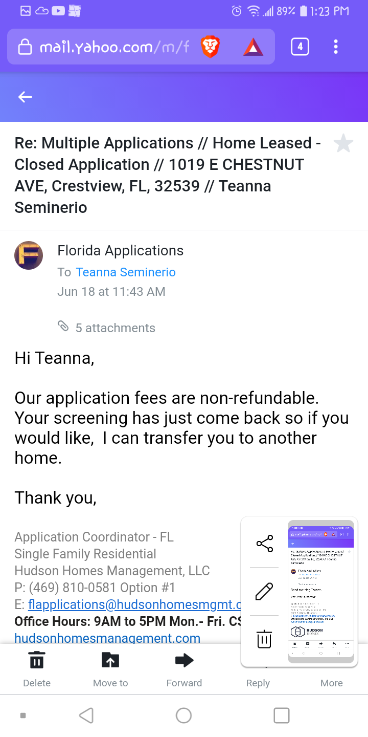 Hudson Homes Management Reviews, Complaints, Customer Service