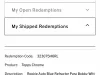 2022 chrome fail and canceled my redemption shipment